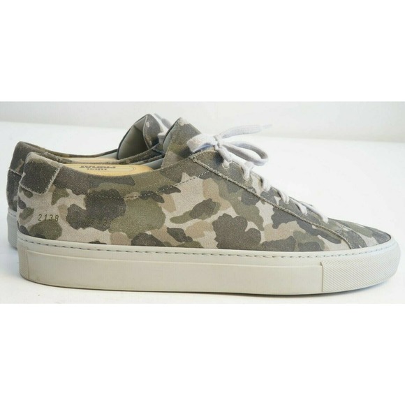 Common Projects Mens Achilles Low Camo Sneaker - Picture 6 of 12